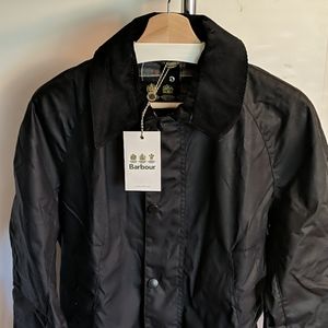 Barbour Ashby Wax Jacket (Navy, XS)